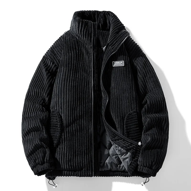 St.Vaxholm - Winter-Cord-Parka 2024 für Herren - Svart