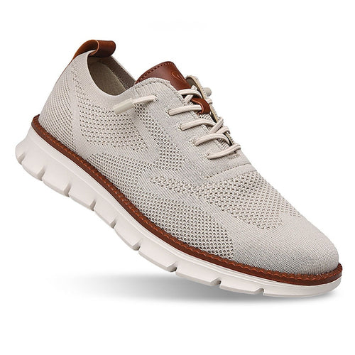 St.Vaxholm - Urban Eleganta och Bekväma Herrsneakers – Stenfärg