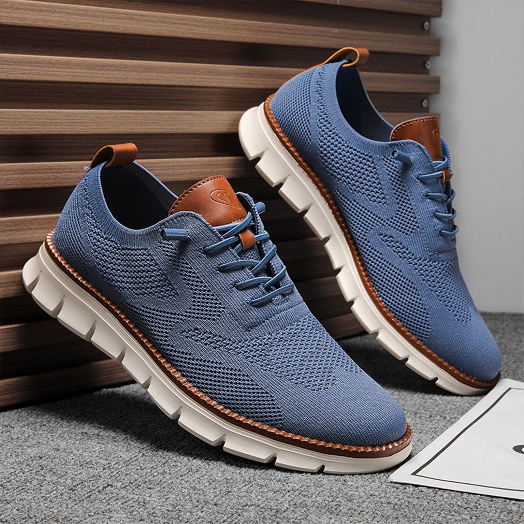 St.Vaxholm - Urban Eleganta och Bekväma Herrsneakers – Blå