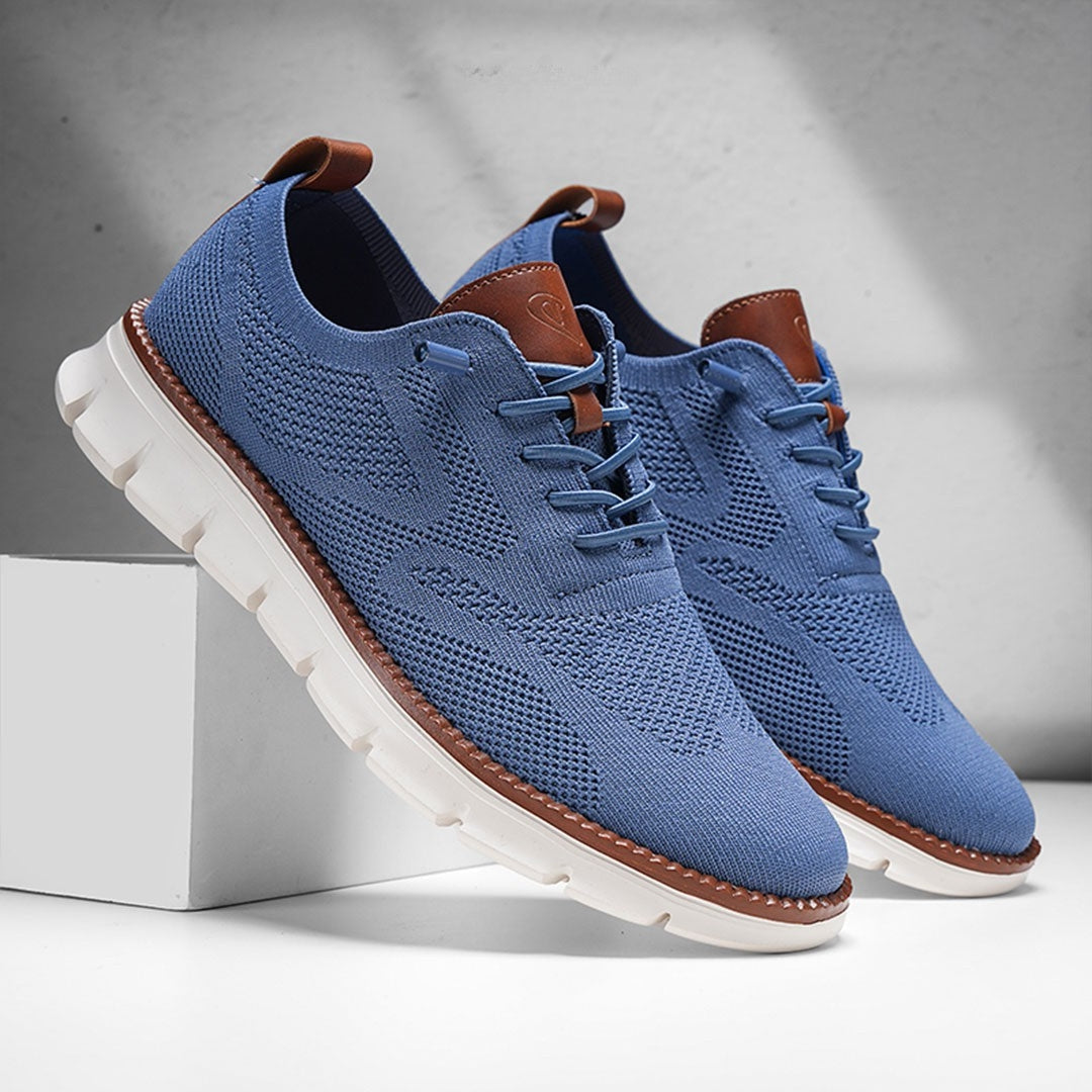St.Vaxholm - Urban Eleganta och Bekväma Herrsneakers – Blå