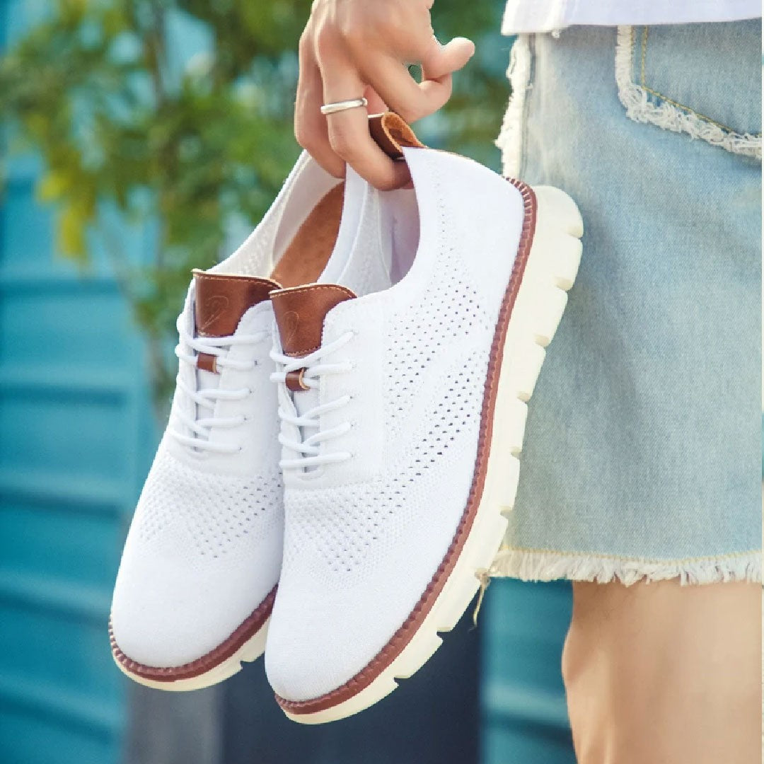 St.Vaxholm  - Swift Bekväma och Andningsbara Sneakers i Premiumkvalitet - Vitt