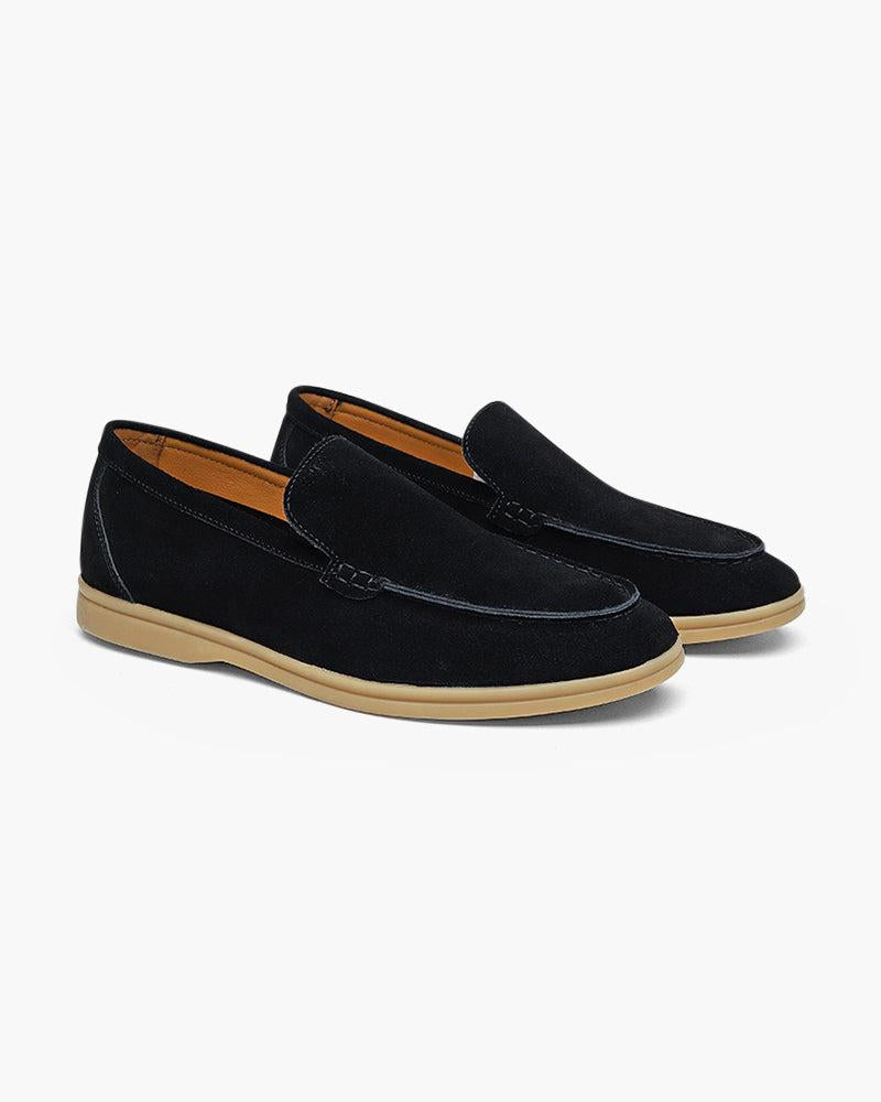 St.Vaxholm Premium loafer i mockaläder – Svart - Herr