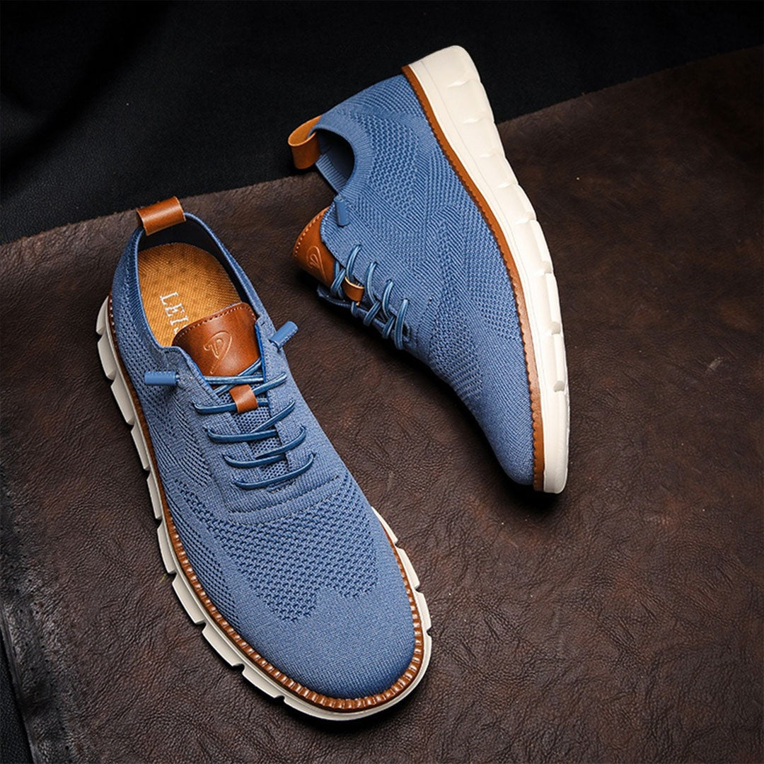 St.Vaxholm - Urban Eleganta och Bekväma Herrsneakers – Blå