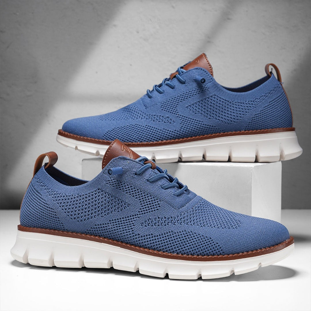 St.Vaxholm - Urban Eleganta och Bekväma Herrsneakers – Blå