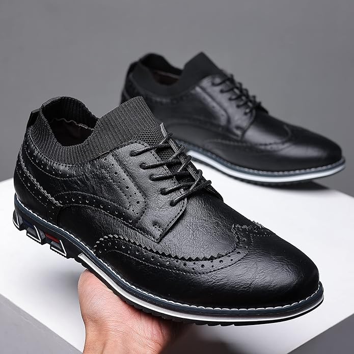 St.Vaxholm Oxford Classic – lädersko – Svart – Herr