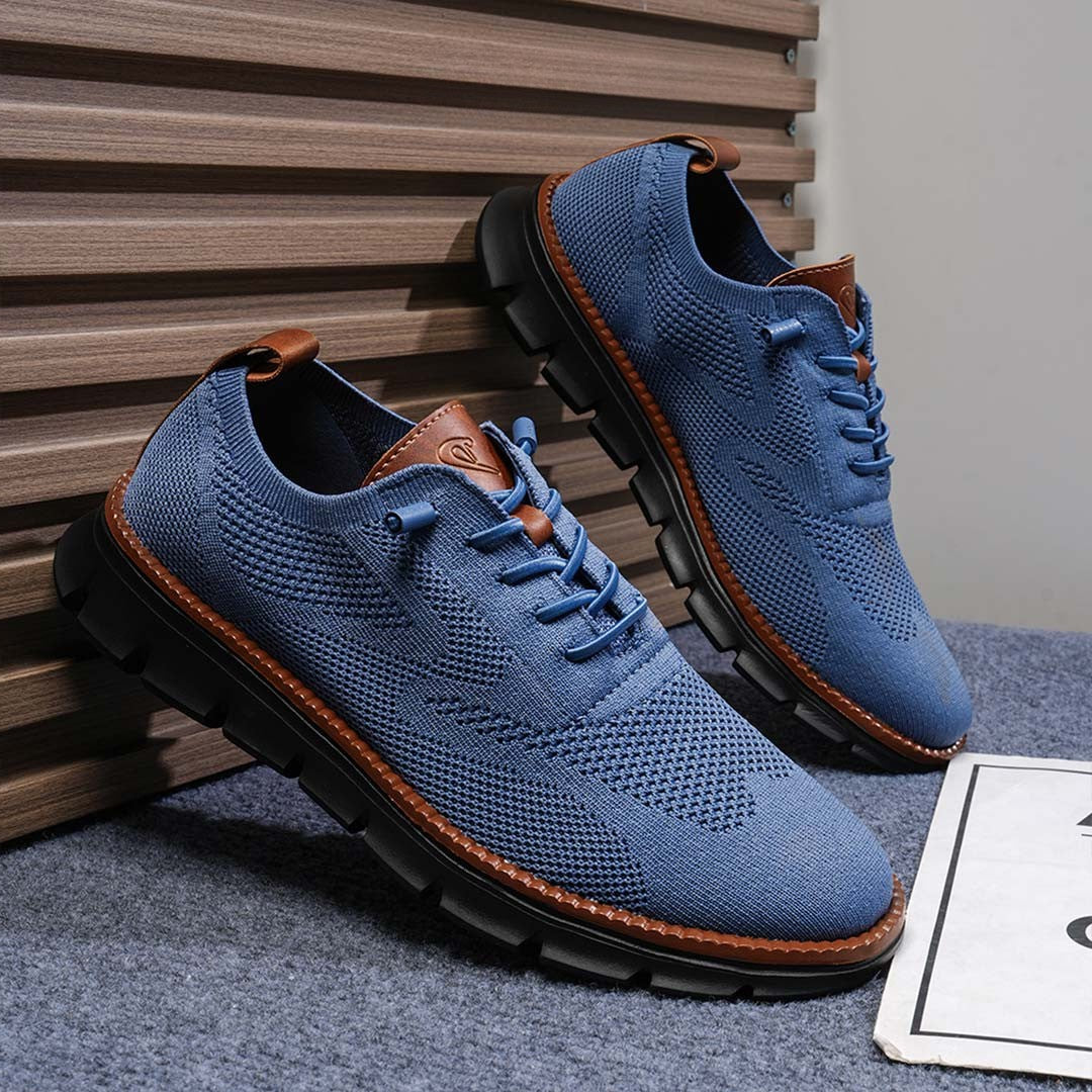 St.Vaxholm - Urban Blackout Eleganta och Bekväma Herrsneakers i Begränsad Upplaga - Lapisblå
