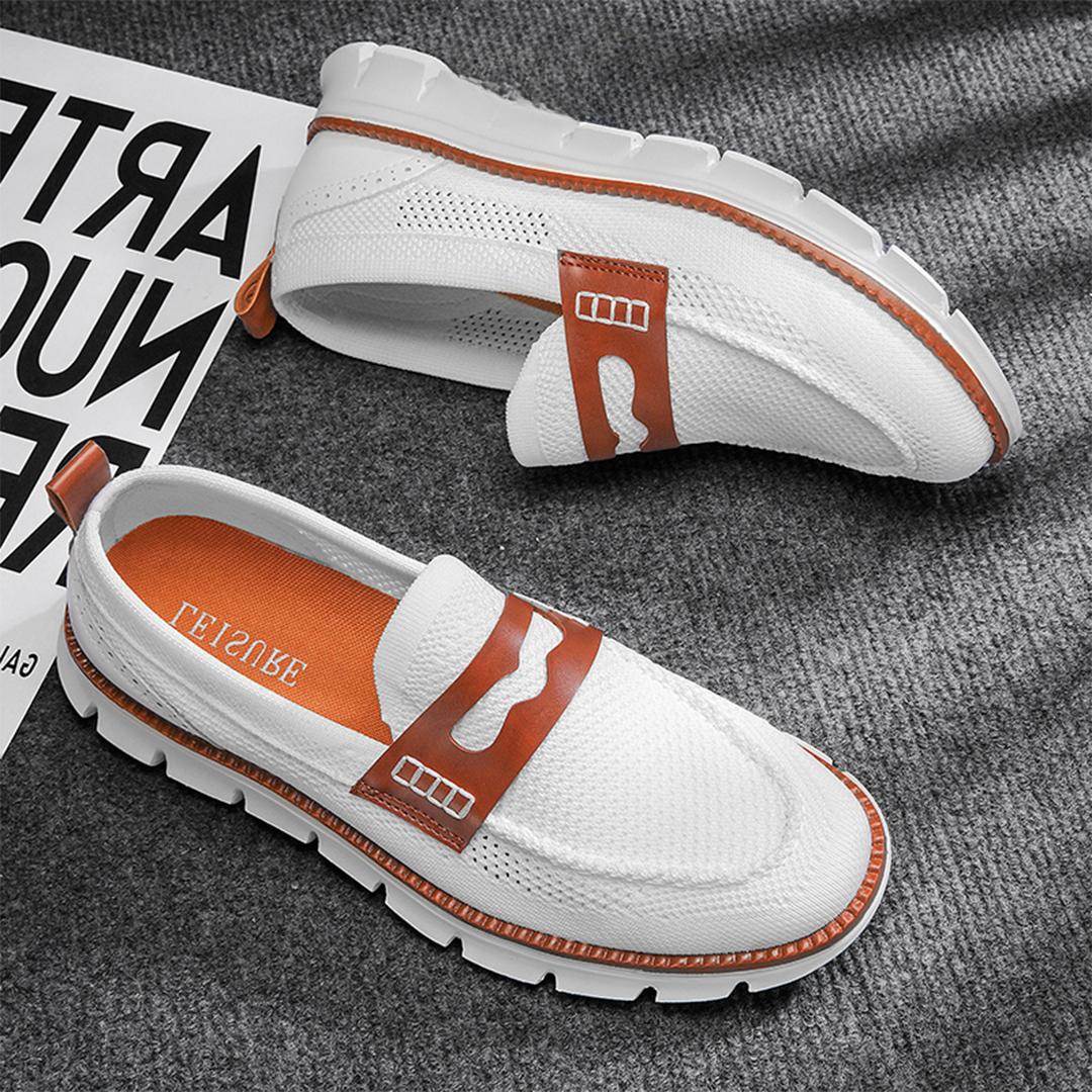 St.Vaxholm - Mayfair Eleganta och Bekväma Loafers – Vit