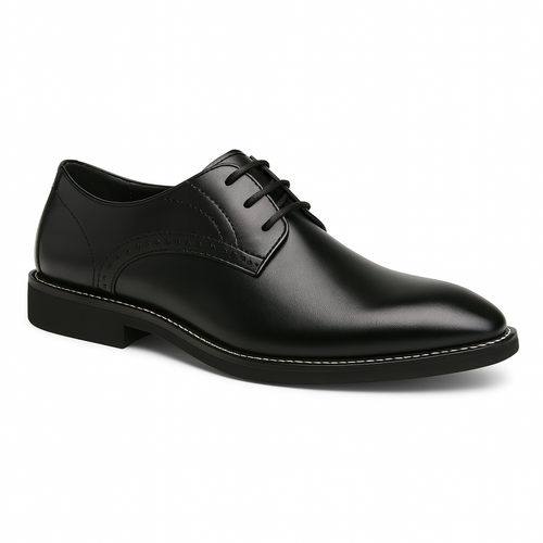 St.Vaxholm Wingtip Dress – finskor i äkta läder – Svart – Herr