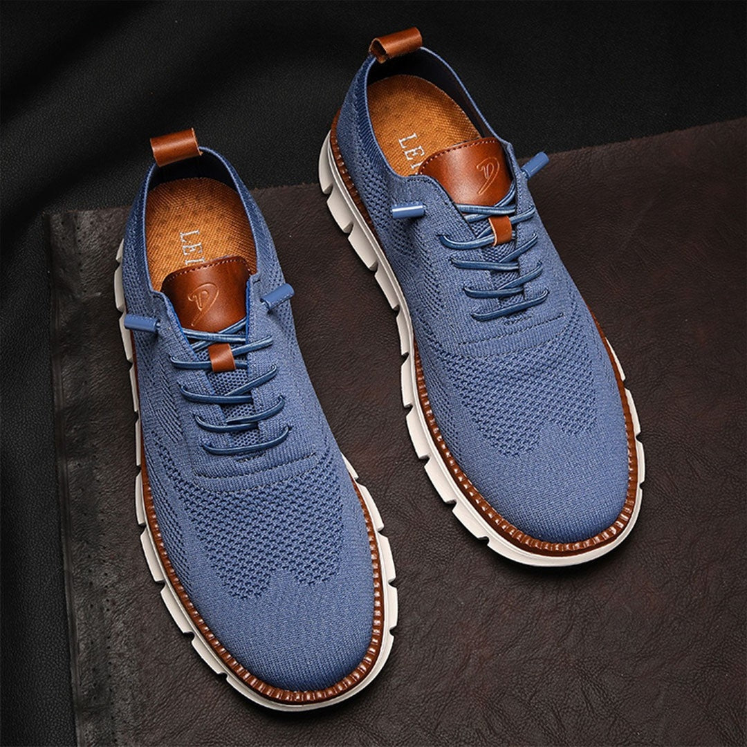 St.Vaxholm - Urban Eleganta och Bekväma Herrsneakers – Blå
