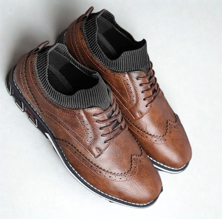 St.Vaxholm Oxford Classic Läderskon – Brun - Herr
