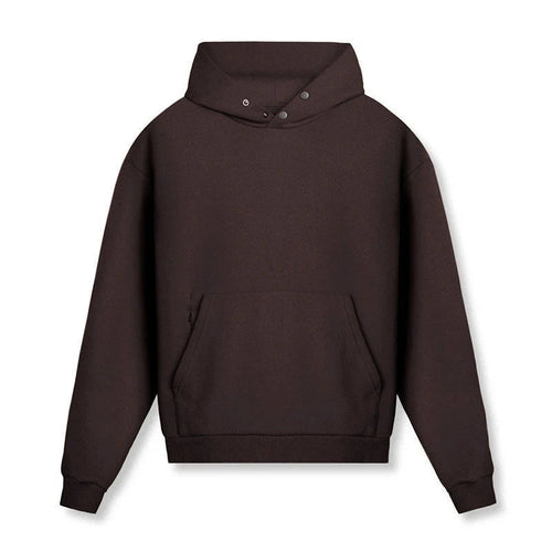 St. Vaxholm – Performance Hoodie med Relaxed Fit - Brun