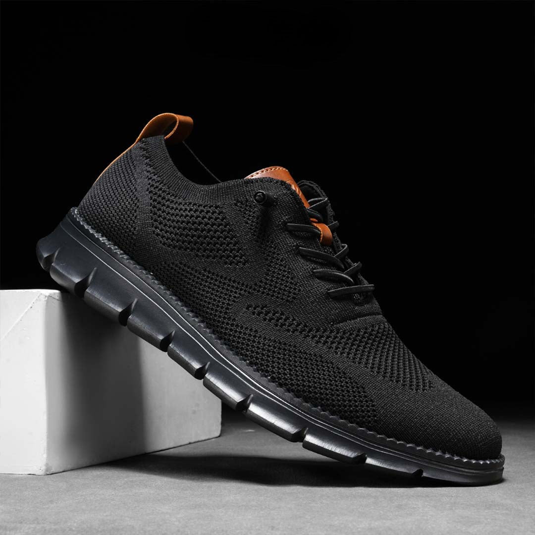 St. Vaxholm - Urban Blackout Eleganta och Bekväma Herrsneakers i Begränsad Upplaga - Svart