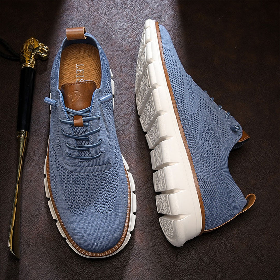 St.Vaxholm - Urban Eleganta och Bekväma Herrsneakers – Blå