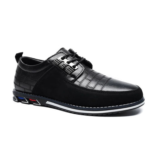 St.Vaxholm Oxford Derby Stripe – lädersko – Svart – Herr