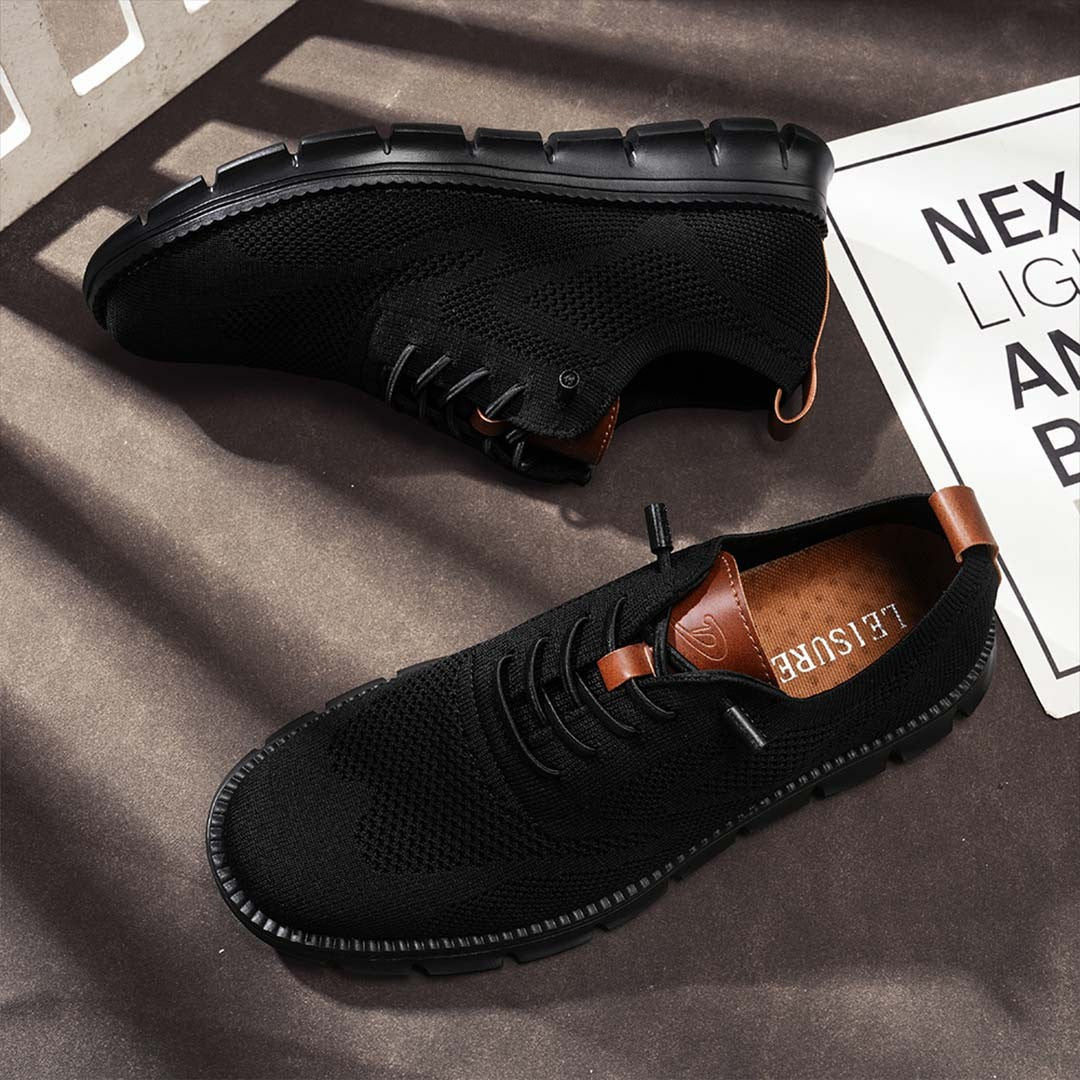 St. Vaxholm - Urban Blackout Eleganta och Bekväma Herrsneakers i Begränsad Upplaga - Svart