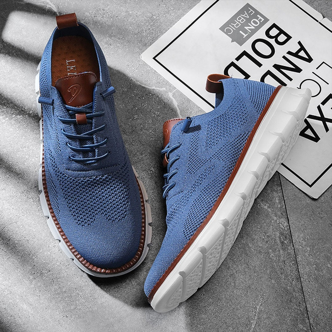 St.Vaxholm - Urban Eleganta och Bekväma Herrsneakers – Blå