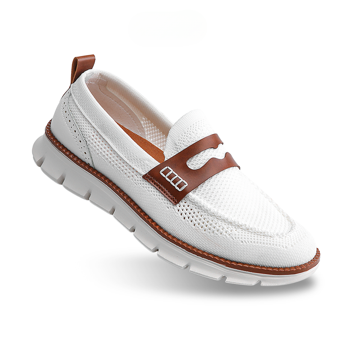 St.Vaxholm - Mayfair Eleganta och Bekväma Loafers – Vit