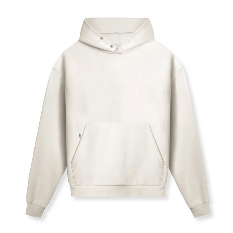 St. Vaxholm – Performance Hoodie med Relaxed Fit - Vit