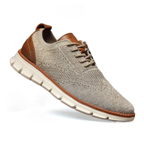 St.Vaxholm - Flexknite Andningsbara och Bekväma Sneakers - Brun