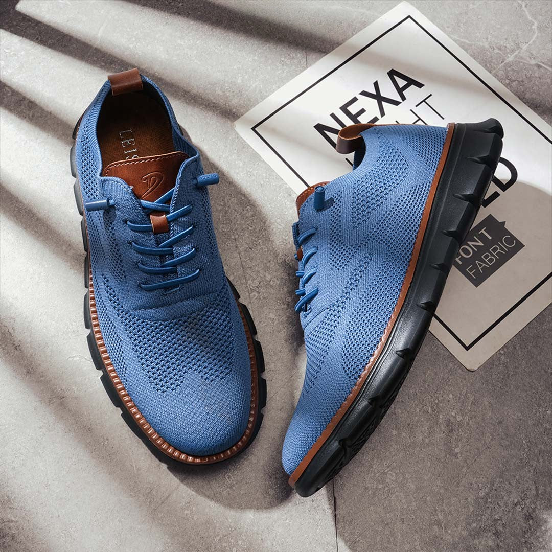 St.Vaxholm - Urban Blackout Eleganta och Bekväma Herrsneakers i Begränsad Upplaga - Lapisblå