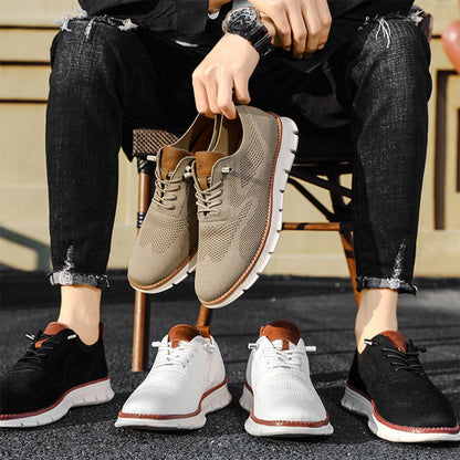 St.Vaxholm - Urban Bekväma och Andningsbara Herrsneakers Begränsad Upplaga – Svart