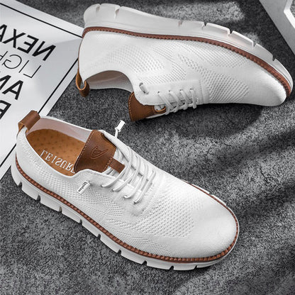 St.Vaxholm - Urban Bekväma och Andningsbara Herrsneakers Begränsad Upplaga – Vit