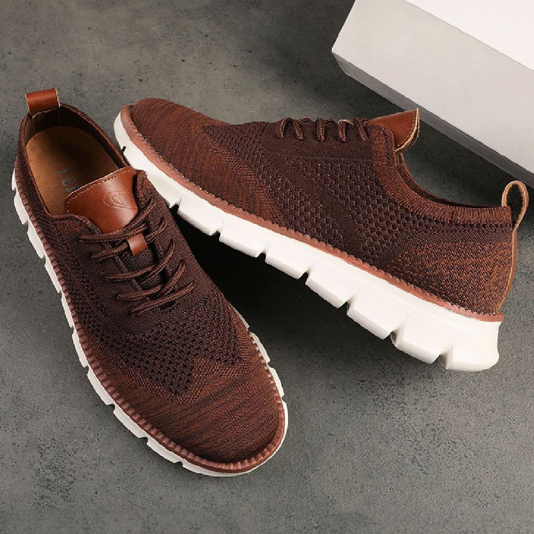 St.Vaxholm - Swift Bekväma och Andningsbara Sneakers i Premiumkvalitet - Vinröd
