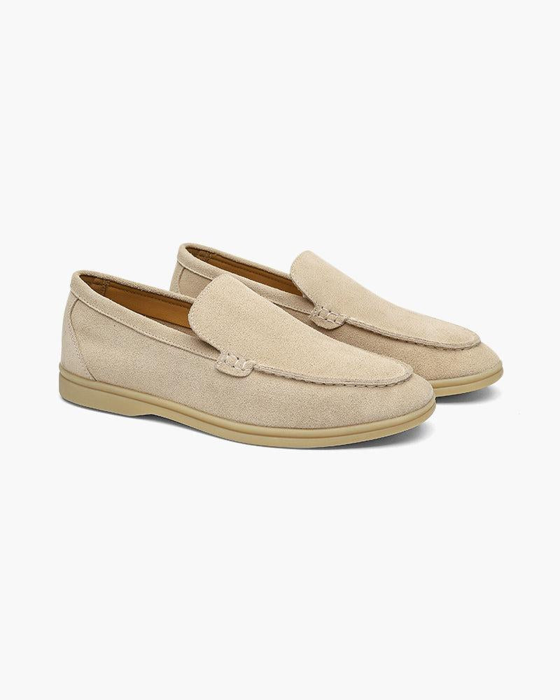 St.Vaxholm Premium loafer i mockaläder – Beige- Herr