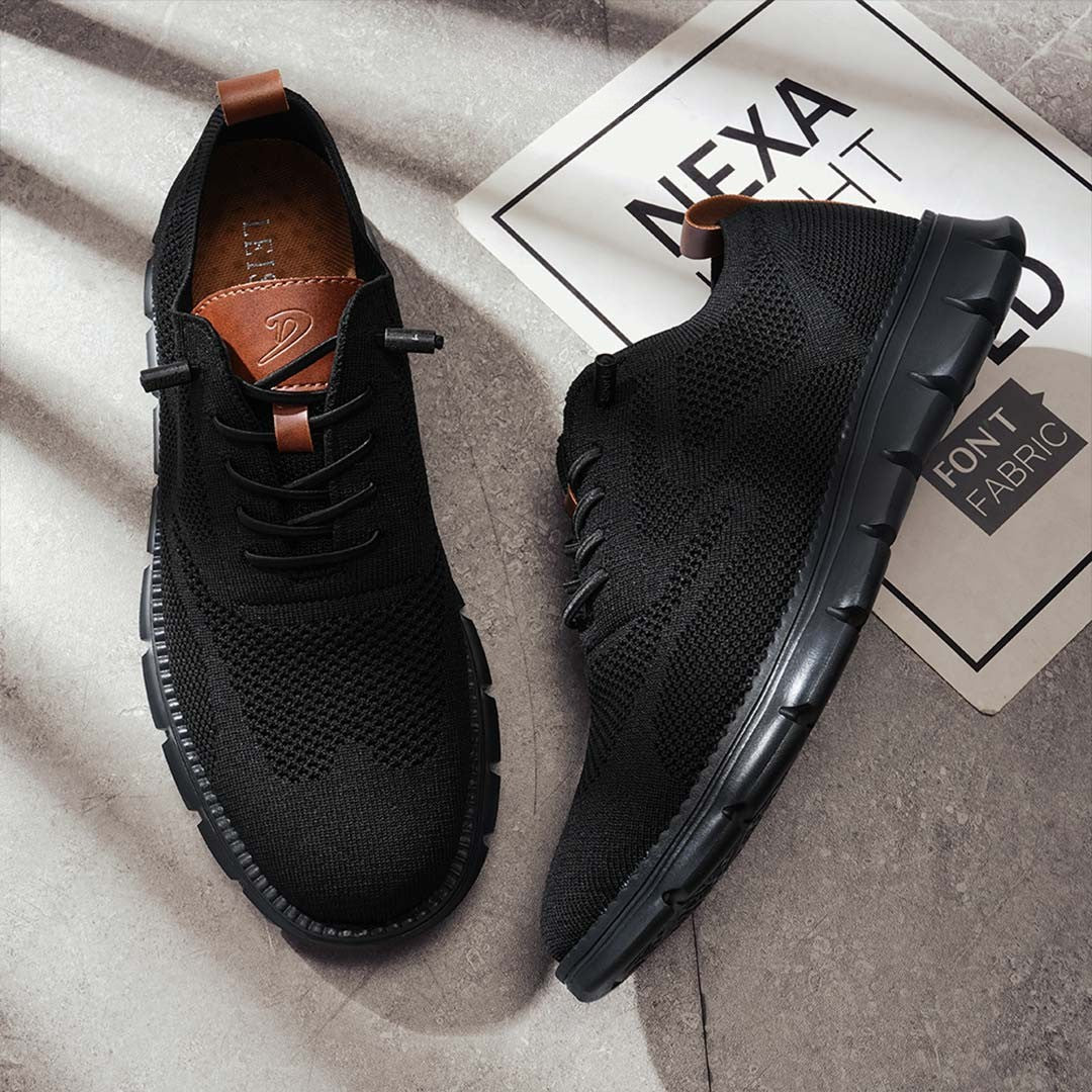 St. Vaxholm - Urban Blackout Eleganta och Bekväma Herrsneakers i Begränsad Upplaga - Svart