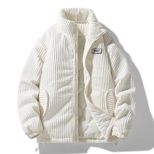 St.Vaxholm - Winter-Cord-Parka 2024 für Herren - Off-white