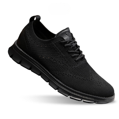 St.Vaxholm - Flexknite Andningsbara och Bekväma Sneakers - Svart
