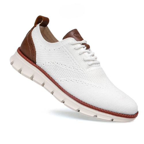 St.Vaxholm - Flexknite Andningsbara och Bekväma Sneakers - Vit