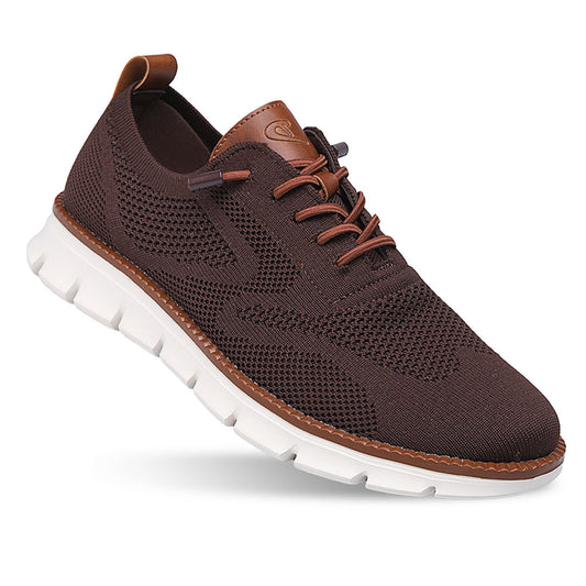 St.Vaxholm - Urban Eleganta och Bekväma Herrsneakers – Vinröd