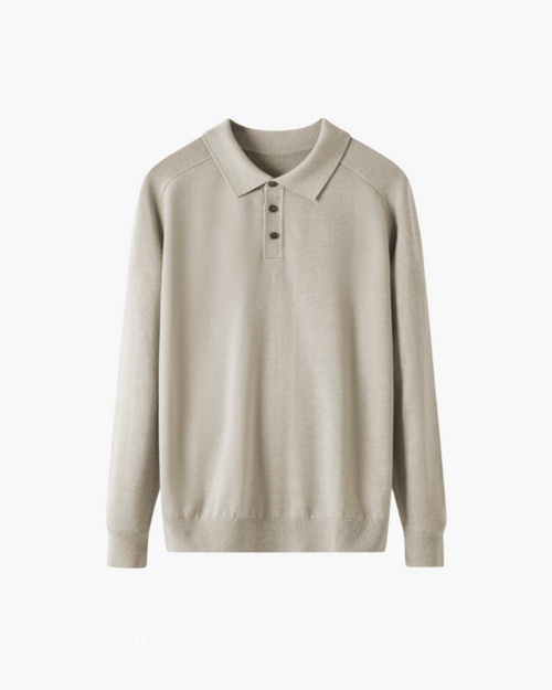 St.Vaxholm - Premiumull Pikétröja - Beige