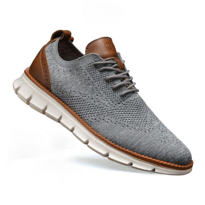 St.Vaxholm - Flexknite Andningsbara och Bekväma Sneakers - Grå