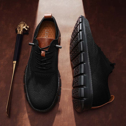 St. Vaxholm - Urban Blackout Eleganta och Bekväma Herrsneakers i Begränsad Upplaga - Svart