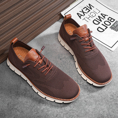 St.Vaxholm - Urban Eleganta och Bekväma Herrsneakers – Vinröd