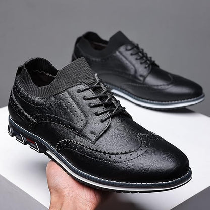 St.Vaxholm Oxford Classic – lädersko – Svart – Herr