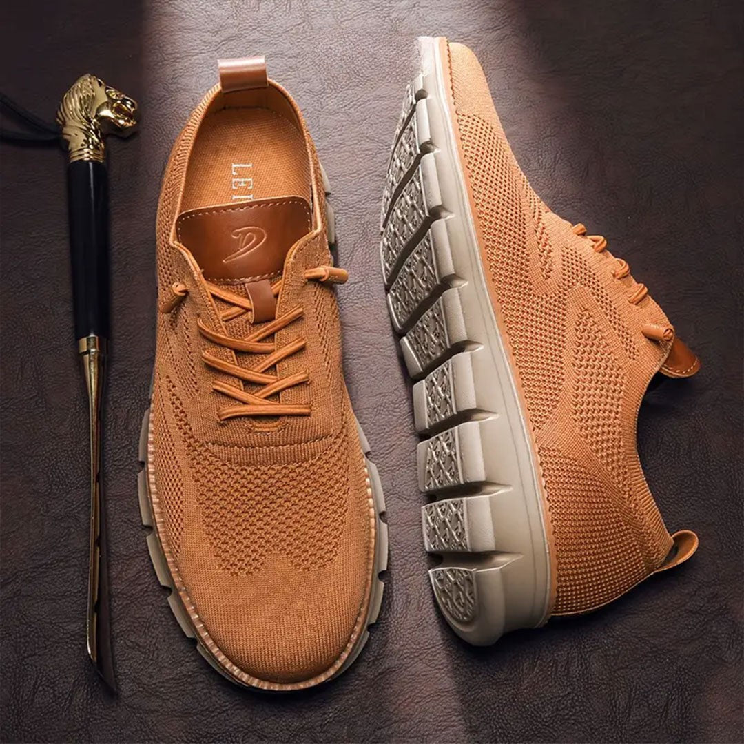 St.Vaxholm - Urban Bekväma och Andningsbara Herrsneakers Begränsad Upplaga – Karamell