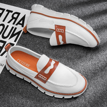 St.Vaxholm - Mayfair Eleganta och Bekväma Loafers – Vit