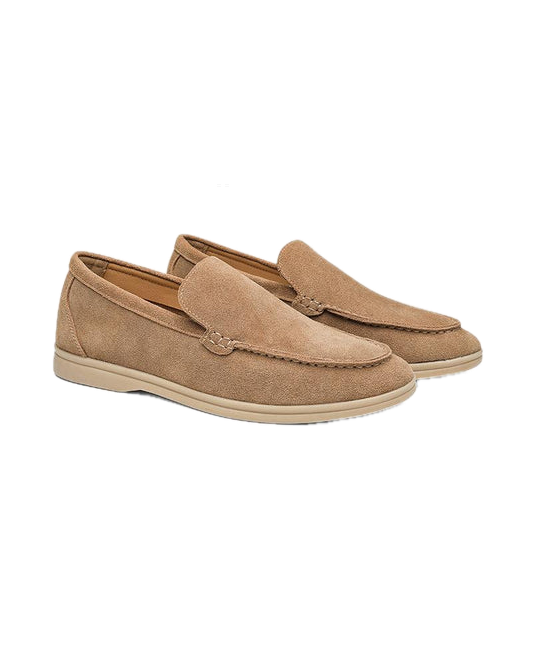 St.Vaxholm Premium loafer i mockaläder – Karamellbrun – Herr