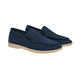 St.Vaxholm Premium loafer i mockaläder – Marinblå – Herr
