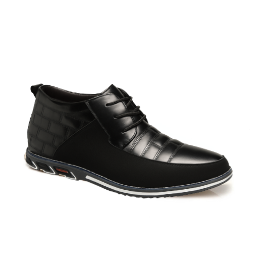 St.Vaxholm Oxford Derby Höga sneakers i äkta läder – Svart - Herr