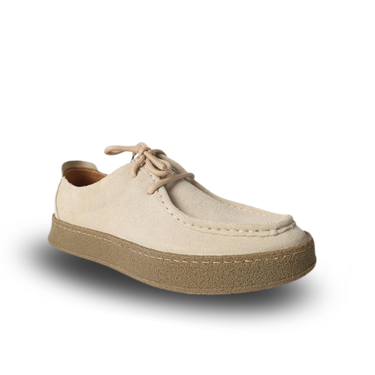 St.Vaxholm Premium stadssko i mocka – Beige – Herr