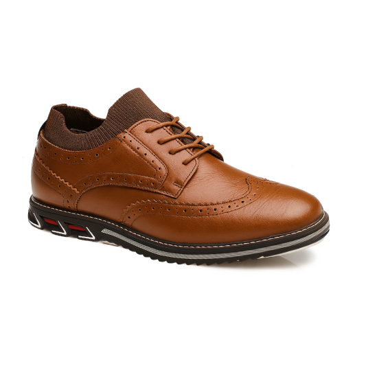 St.Vaxholm Oxford Classic Läderskon – Brun - Herr