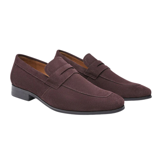 St.Vaxholm Lyxiga loafers i mockaläder – Brun – Herr