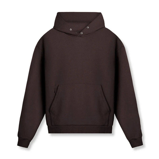 St. Vaxholm – Performance Hoodie med Relaxed Fit - Brun