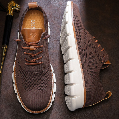St.Vaxholm - Urban Eleganta och Bekväma Herrsneakers – Vinröd