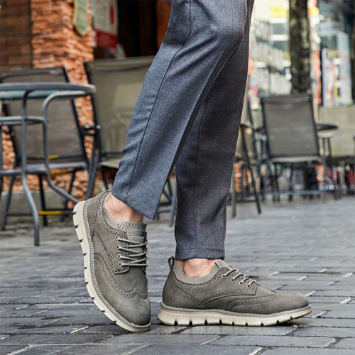 St.Vaxholm - Atlas Vadderad och Bekväm Sneakers för Stadsliv – Grå