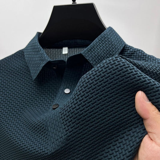 St.Vaxholm Bracciano Premium polotröja – Blå – Herr